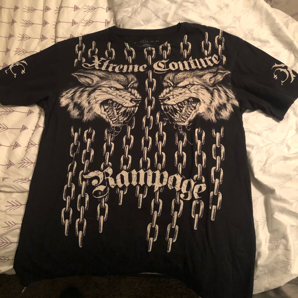 Xtreme Couture Rampage Jackson wolves n chains Shirt